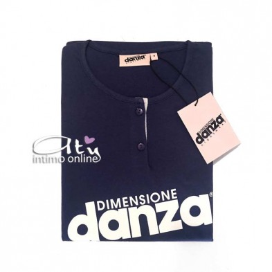 Pigiama sportivo Dimensioni Danza Grigio e Navy DD20169 - pigiami donna