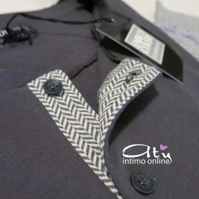 Pigiama estivo Coveri EP8144 Prestige line homewear spiga - pigiameria da uomo