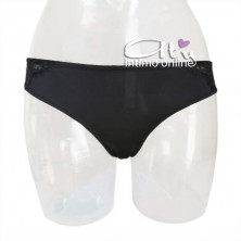 Slip Saten Lormar pizzo frastaglio - mutande donna