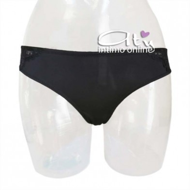 Slip Saten Lormar pizzo frastaglio - mutande donna