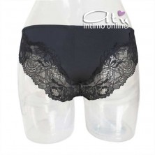 Slip Saten Lormar pizzo frastaglio - mutande donna