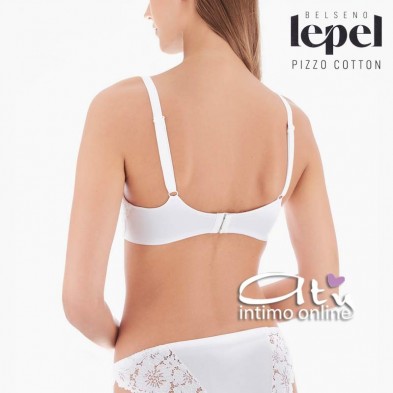Balconcino ferretto 3D 451 Belseno Lepel intimo da donna pizzo cotton C e B