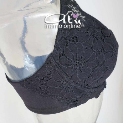 Balconcino ferretto 3D 451 Belseno Lepel intimo da donna pizzo cotton C e B