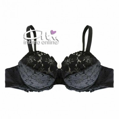 Balconcino ferretto 3D 451 Belseno Lepel intimo da donna pizzo cotton C e B