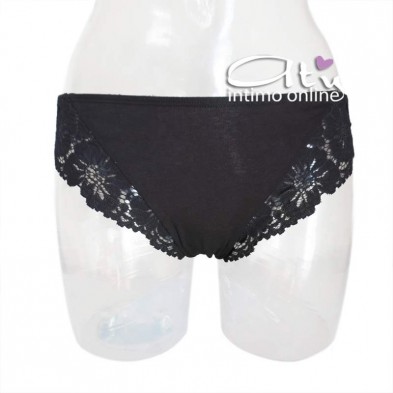 Slip in pizzo cotton 453 Belseno Lepel mutande donna in cotone