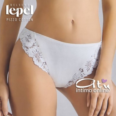 Slip in pizzo cotton 453 Belseno Lepel mutande donna in cotone