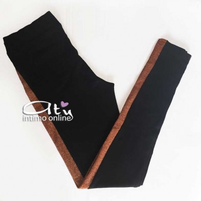 Jadea leggings estivo con fascia lurex 4175