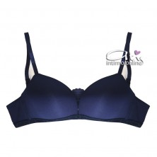 Completo con reggiseno triangolo blu Infiore  MAR 1969 + mutanda brasiliana donna
