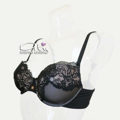 Reggiseno balconetto Nuvola Saten Lormar coppa ultra sottile