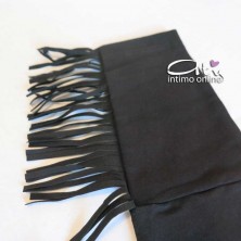 Jadea leggings estivo con frange finto camoscio 4172