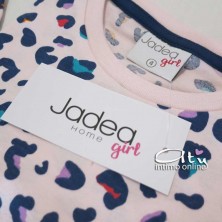 Pigiama Jadea Girl bimba 4-12 anni macularo rosa cipria P2001