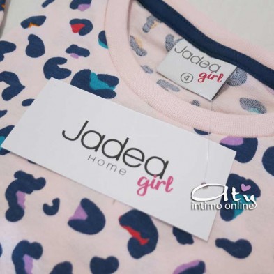 Pigiama Jadea Girl bimba 4-12 anni macularo rosa cipria P2001