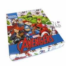 Pigiama Evengers bimbo 4-7 anni stampa rossa e blu