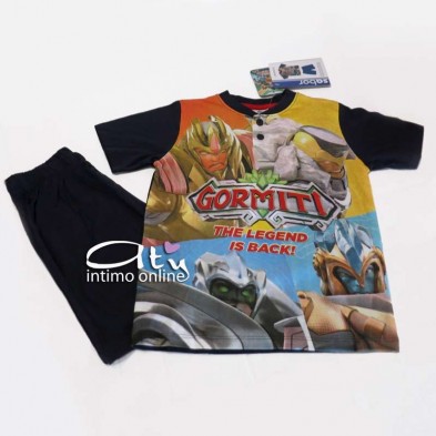 Pigiama Gormiti bimbo 4-7 anni stampa completa originale