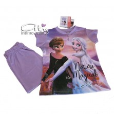 Pigiama Frozen bimba 3-7 anni stampa Elsa e Anna
