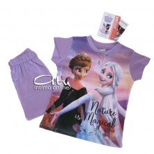 Pigiama Frozen bimba 3-7 anni stampa Elsa e Anna