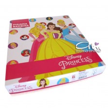 Pigiama Principesse Disney bimba 3-7 anni Belle, Cenerentola, Biancaneve, Ariel e Aurora