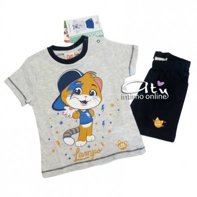 Pigiama bimbo 18-30 mesi stampa Lampo Bufficats