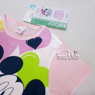 Pigiama bimba 18-30 mesi stampa Topolina e Topolino glitter Disney