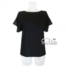 Jadea maglia manica svasata bordo lucido 4162