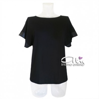 Jadea maglia manica svasata bordo lucido 4162