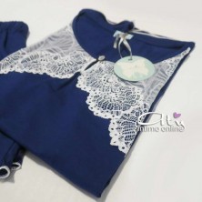 Set dreamwear in viscosa top + pantaloncino 8759 Andra pigiami made in Italy