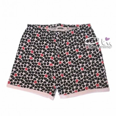 Pigiama Dimensioni Danza t-shirt + shorts cuoricini DD20186 pigiami online