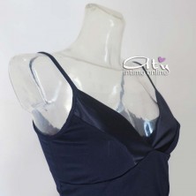 Completinto Deluxe Magic Dream Blu Nero e Tiffany 8170 - top + mutandine donna