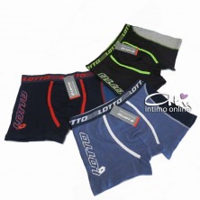 Tris Boxer uomo Lotto Sport piping contrasto LB1259 - mutande intimo