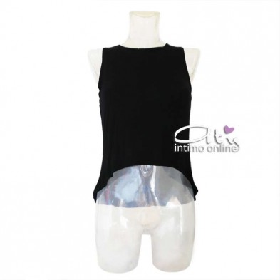 Canottiera sottogiacca asimmetrica spalla larga 8189 intimo donna