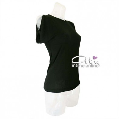 Maglia donna con spalla larga nuda 8194