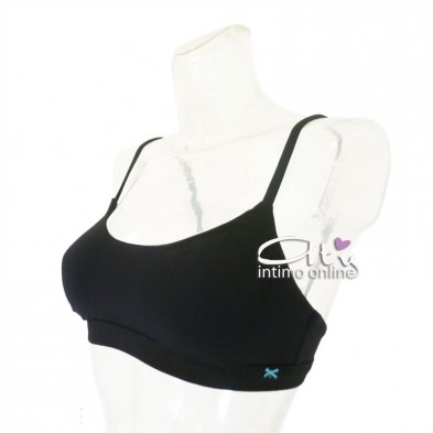 Brassiere imbottita coppe estraibili Lambada Top Bra Infiore intimo 857 cotone