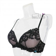 Push-up graduato reggiseno senza ferretto in pizzo romantic Infiore 5011