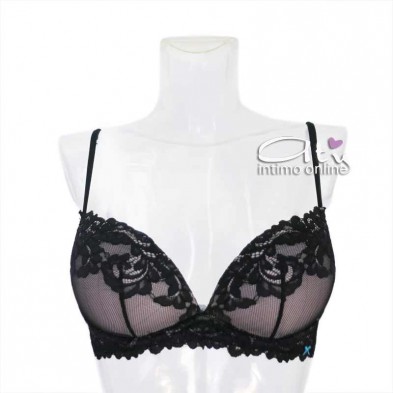 Push-up graduato reggiseno senza ferretto in pizzo romantic Infiore 5011