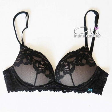Push-up graduato reggiseno senza ferretto in pizzo romantic Infiore 5011