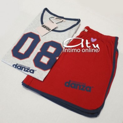 Pigiama da donna sportivo Dimensioni Danza con shorts DD20187