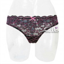 Perizoma Jadea con balza di pizzo Pack 2 PZ 6058 - intimo femminile