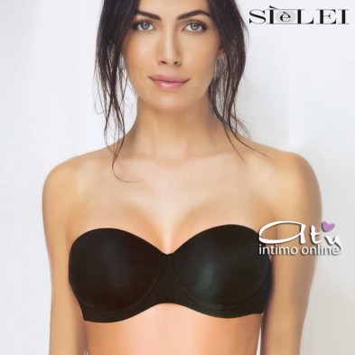 reggiseno a fascia con spallini staccabili SièLei Plus 2550