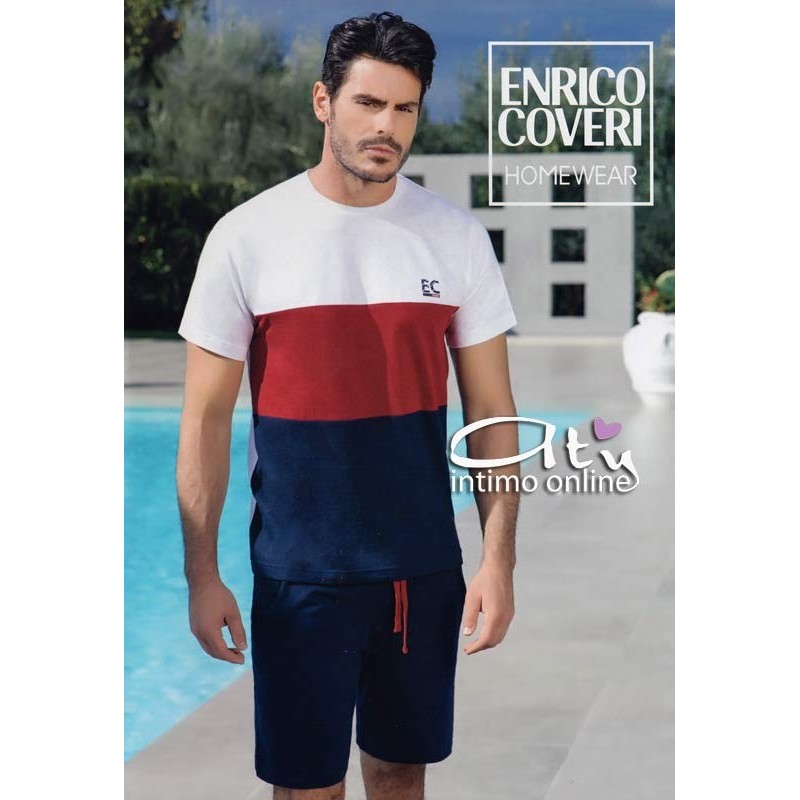 Completo estivo da uomo EA2038 Sport Homewear Enrico Coveri intimo