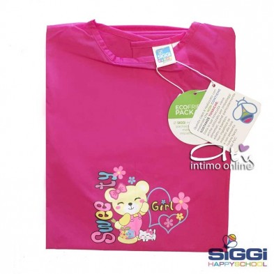 Grembiule per pittura asilo ed attività bimbo e bimba manica lunga