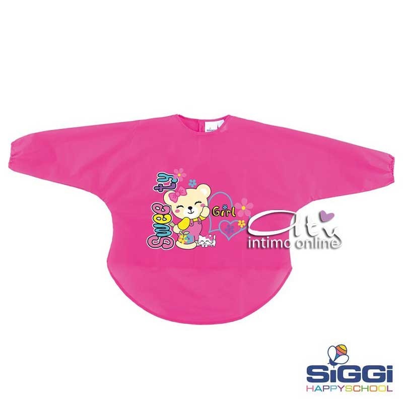 Grembiule per pittura asilo ed attività bimbo e bimba manica lunga