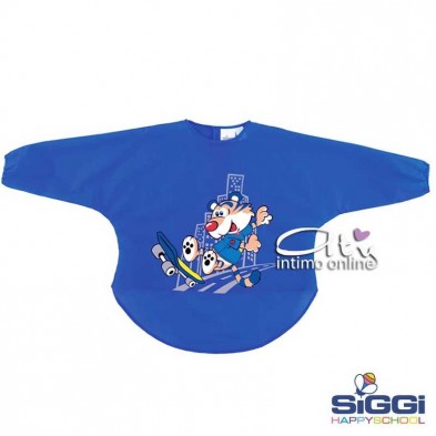 Grembiule per pittura asilo ed attività bimbo e bimba manica lunga