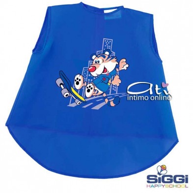 Grembiule per pittura asilo bimbo e bimba senza maniche