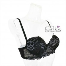 Jadea intimo donna Chic balconetto e slip Cleopatra pizzo a 2 toni 4249