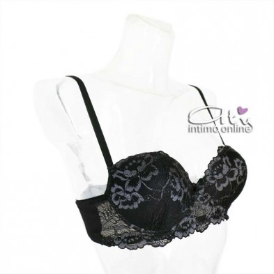 Jadea intimo donna Chic balconetto e slip Cleopatra pizzo a 2 toni 4249