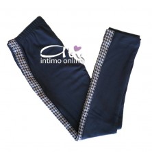 Jadea leggings autunnale con fantasia optical elegante per bambina