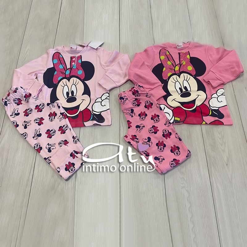 Pigiama bambina Topolina Disney bimba 3-10 anni Glitter