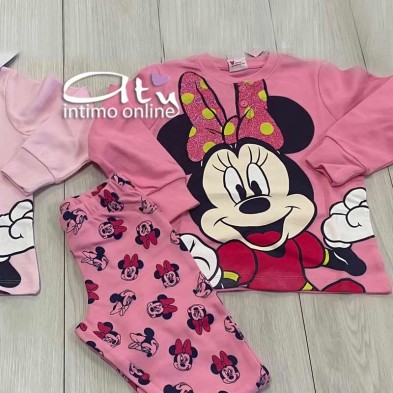 Pigiama bambina Topolina Disney bimba 3-10 anni Glitter
