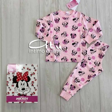 Pigiama Topolina Disney bimba 3-10 anni bolle - pigiami bambina
