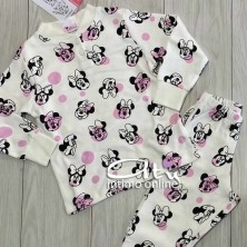 Pigiama Topolina Disney bimba 3-10 anni bolle - pigiami bambina
